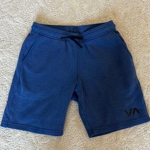 RVCA Boys Navy Blue Fabric Shorts